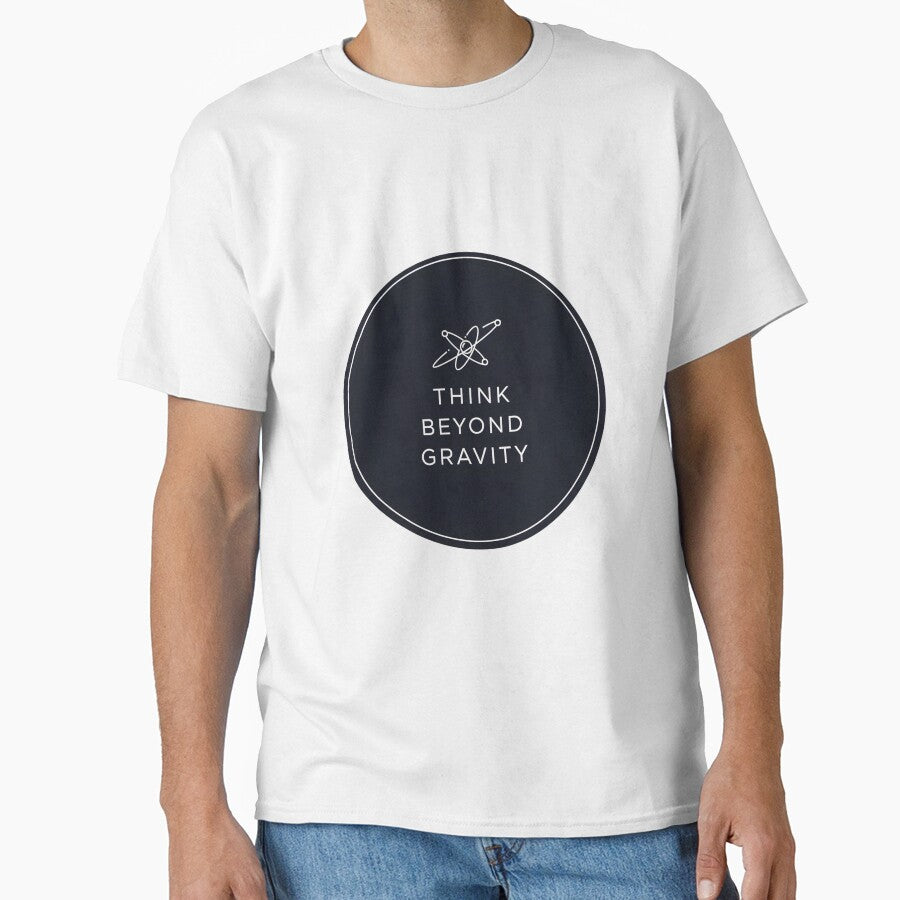 Think Beyond Gravity – Space Mindset Minimalist Design | Aesthetic Galaxy Quote for Dreamers by Altair_