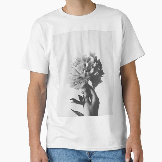 Black and white flower print by Anamika Mehta