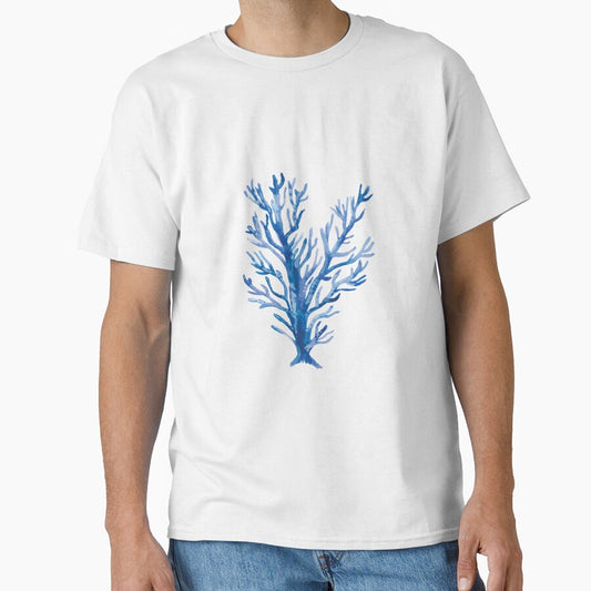 Blue Coral - Watercolor - Great Barrier Reef by lightandshine