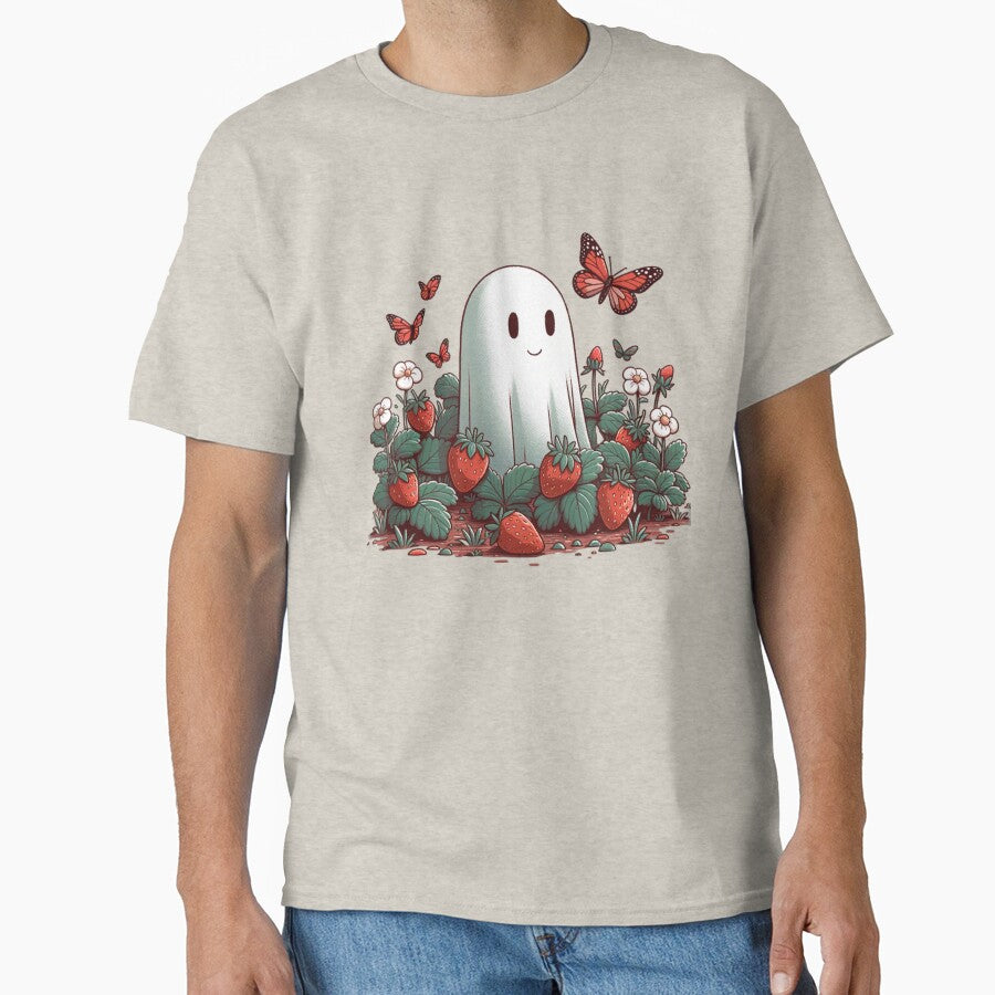 Strawberry fields and a ghost by Magic-wall-art