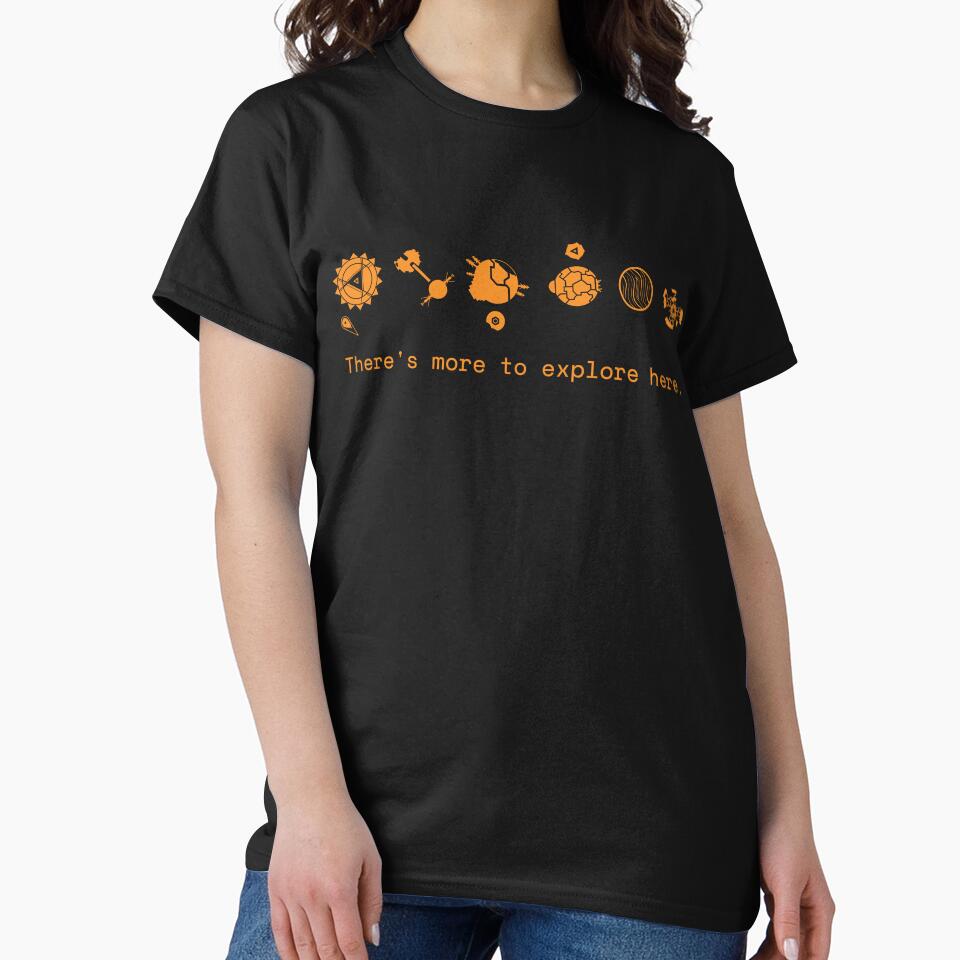 Outer Wilds Solar System There's More to Explore Here Orange by AgentRusco