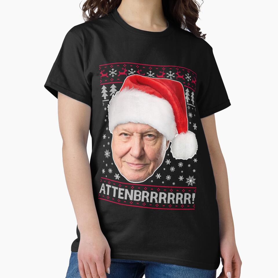 Attenbrrrrrr David Attenborough Christmas Knit by CodySCH