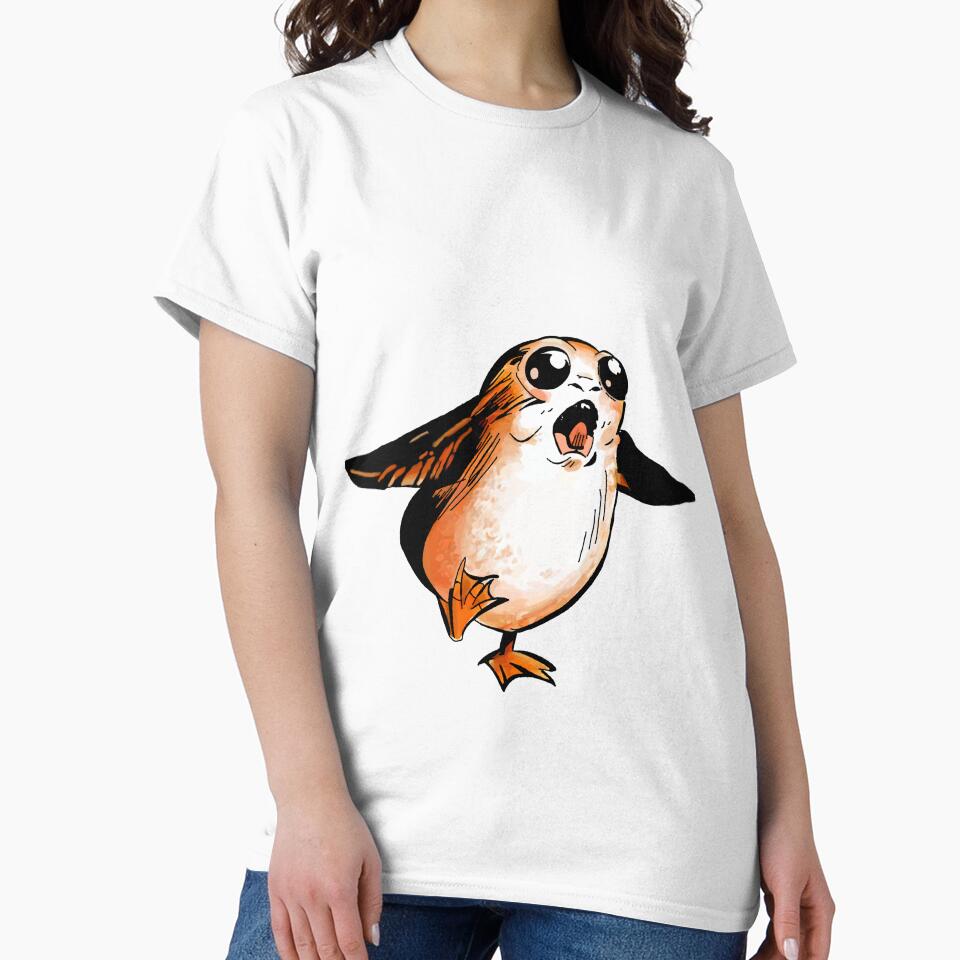 Space Alien Chicken Puffin Squaking by Maartje de Volder