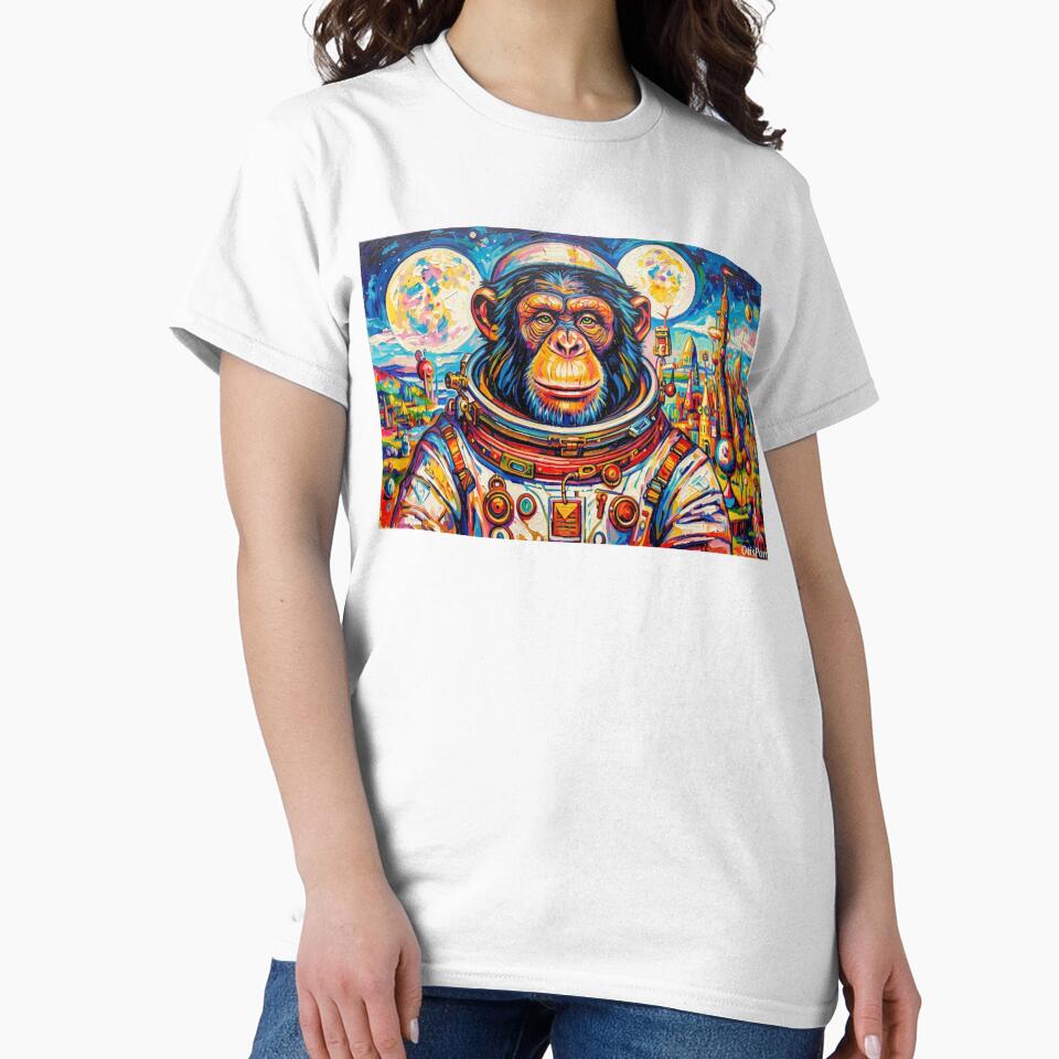 STEAMPUNK ASTRONAUT-CHIMPANZEE by truthtopower