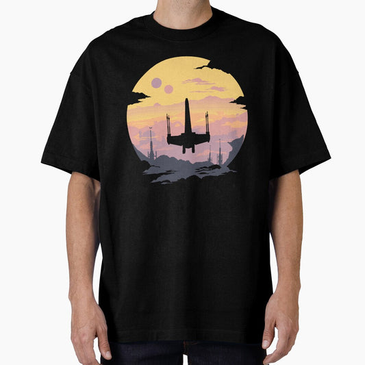 Rebel Fighter Sunset by therocketman