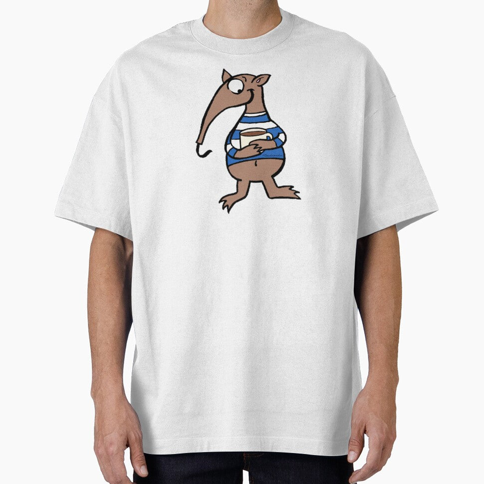 Charming Coffee-Loving Anteater Illustration by Claustronautas