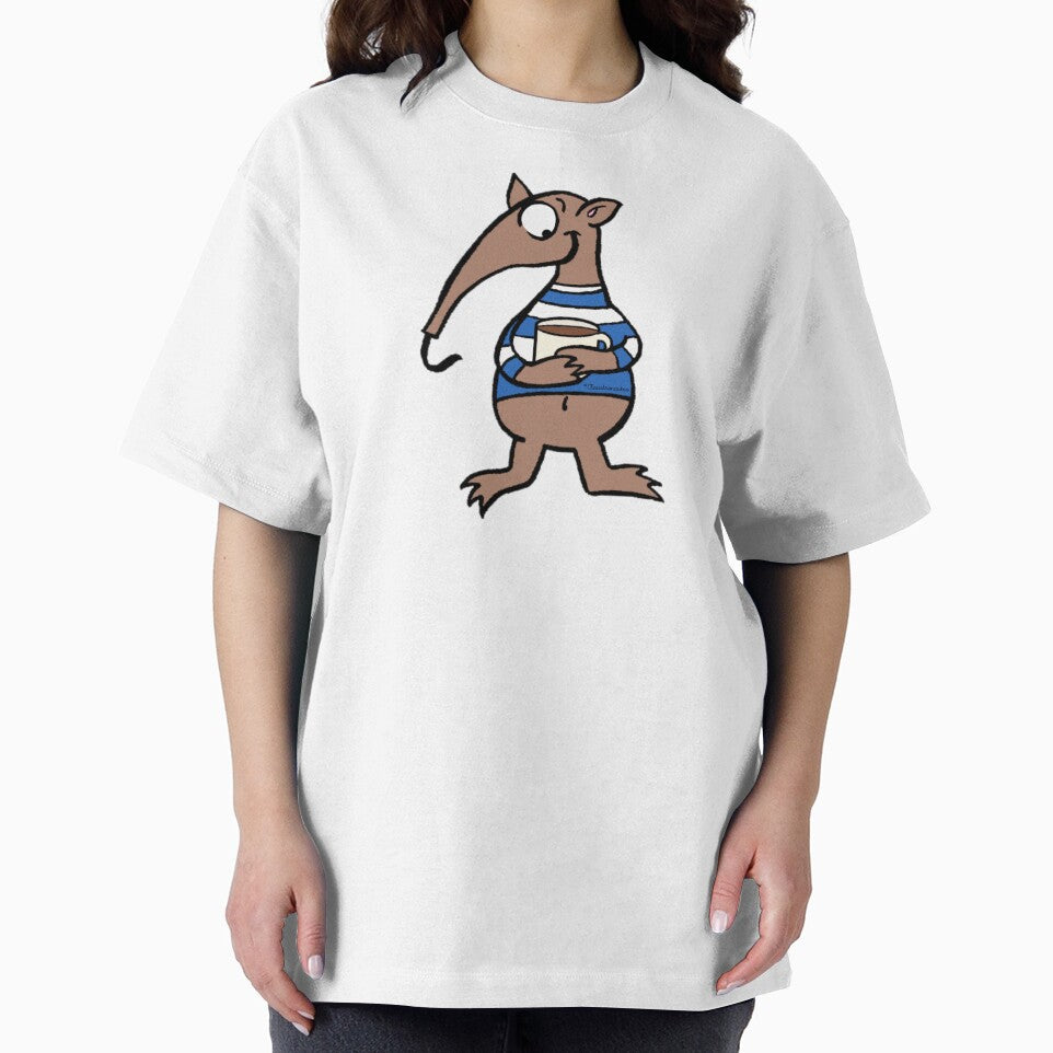 Charming Coffee-Loving Anteater Illustration by Claustronautas