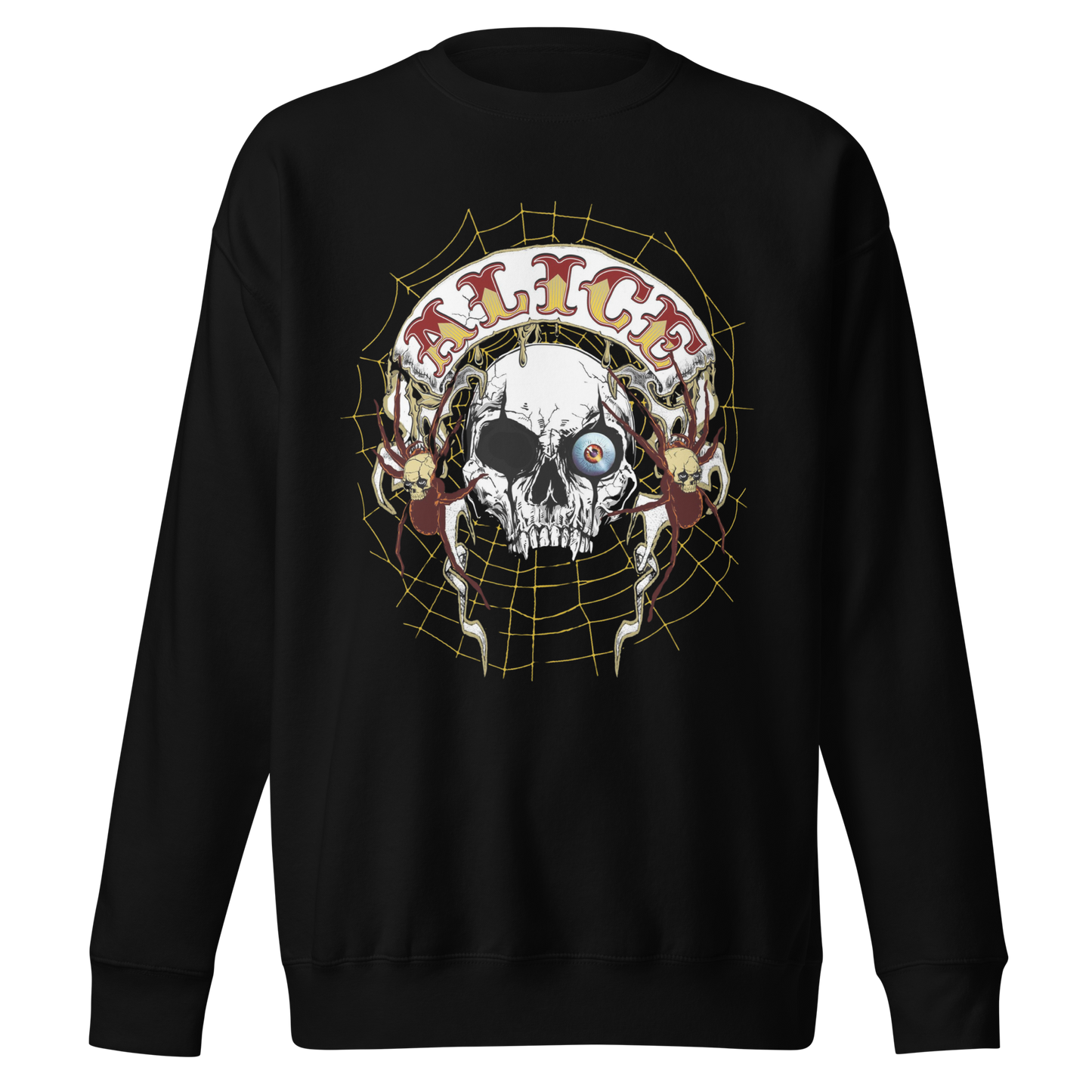 Alice Cooper One Eyed Skull Jumbo Print Sweatshirt