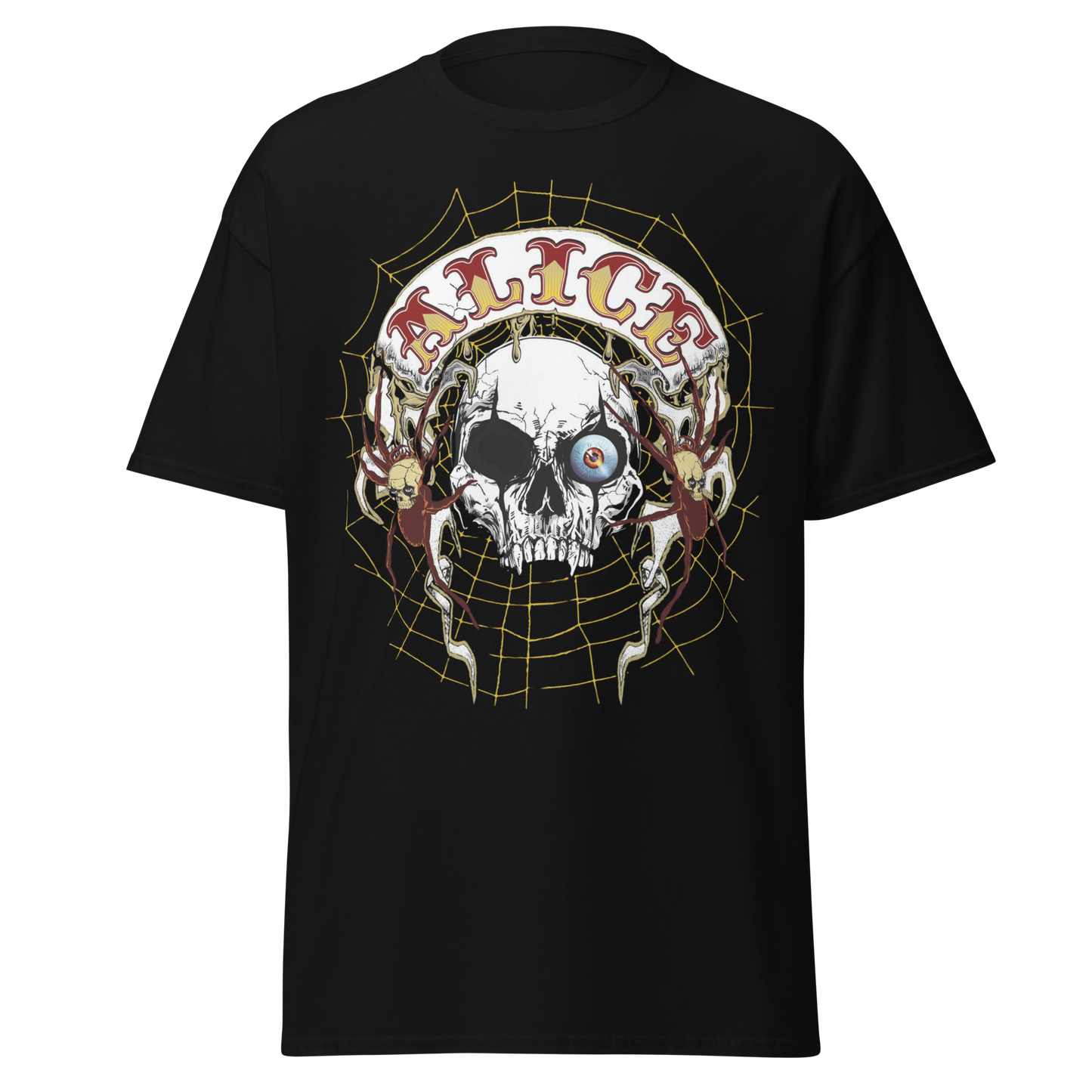 Alice Cooper One Eyed Skull Jumbo Print T Shirt