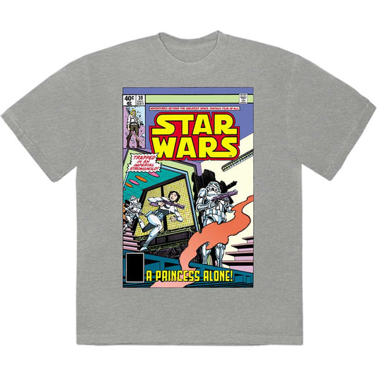 A Princess Alone Comic Cover T Shirt Grey