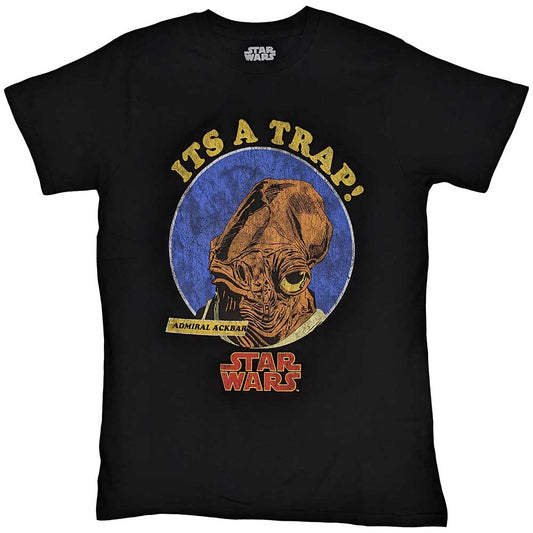 Ackbar It's A Trap T Shirt Black