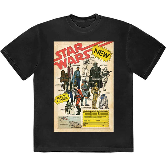 Action Figures T Shirt Black