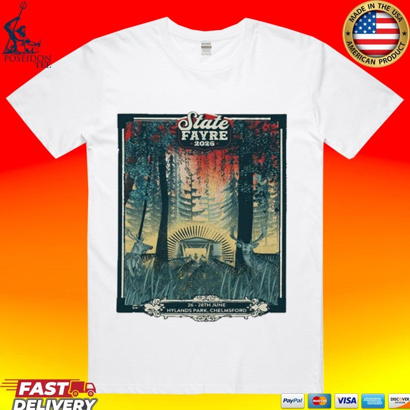State Fayre June 26-28 2026 Hylands Park Chelmsford T-shirt