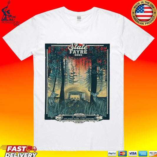 State Fayre June 26-28 2026 Hylands Park Chelmsford T-shirt
