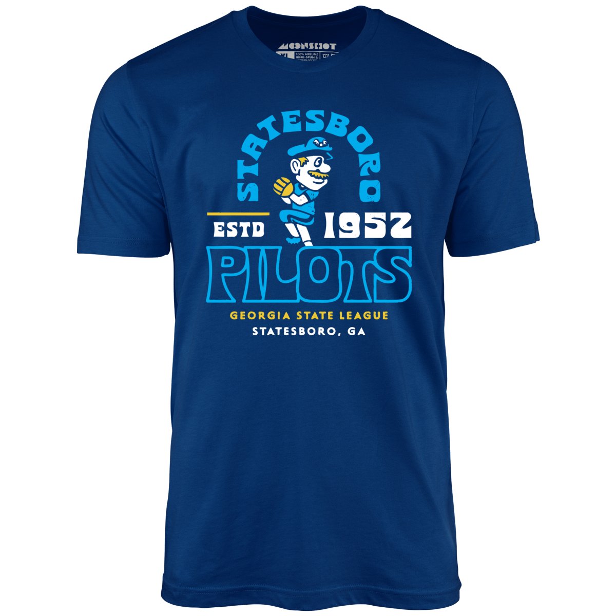 Statesboro Pilots - Georgia - Vintage Defunct Baseball Teams - Unisex T-Shirt