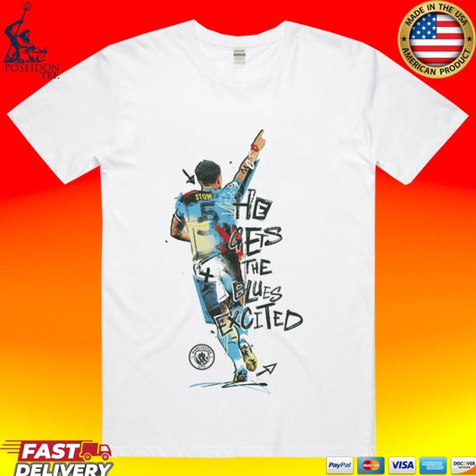 Stones He Gets The Blues Excited T-shirt