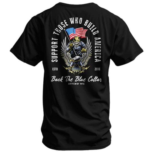 Back The Blue Collar Men's T-Shirt