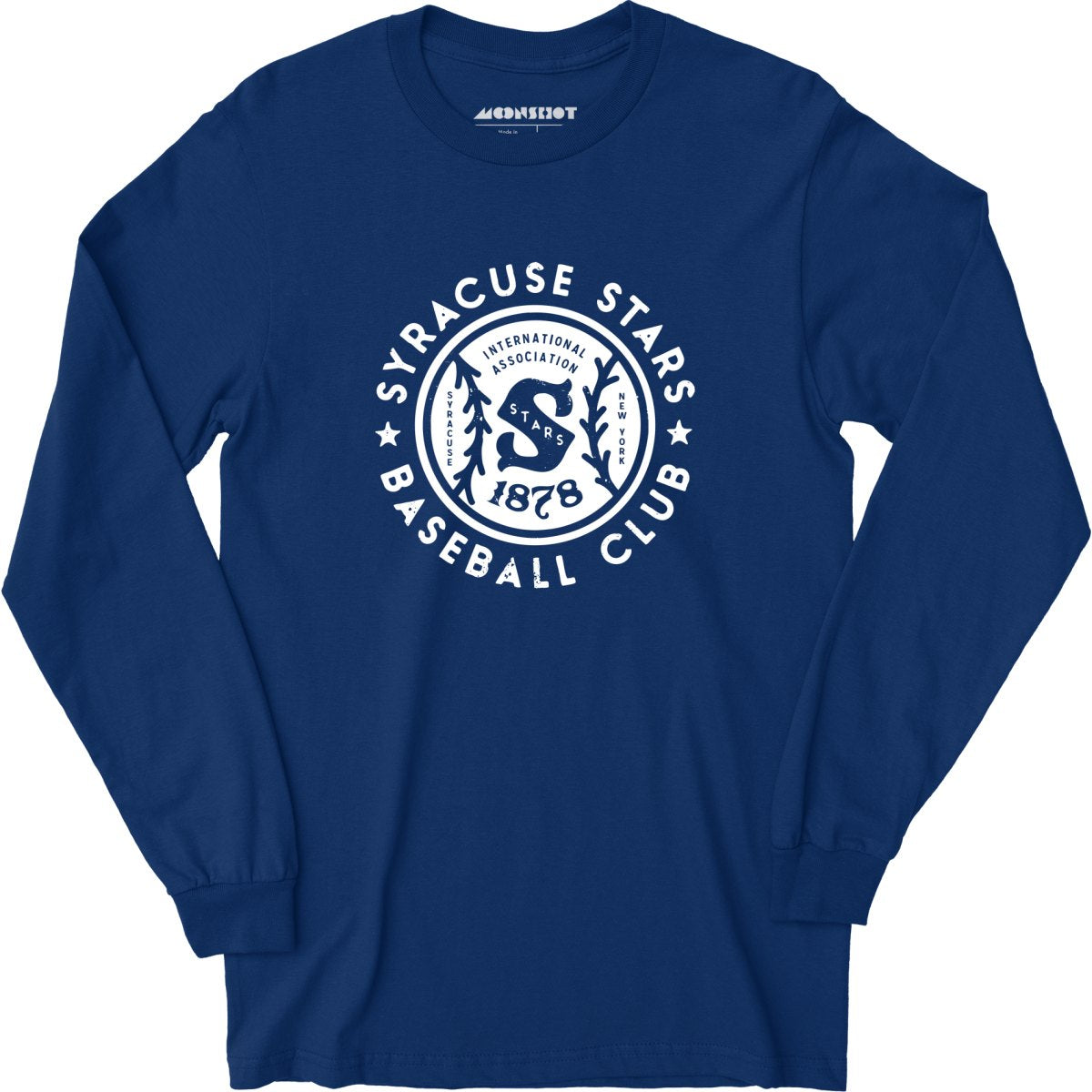 Syracuse Stars - New York - Vintage Defunct Baseball Teams - Long Sleeve T-Shirt