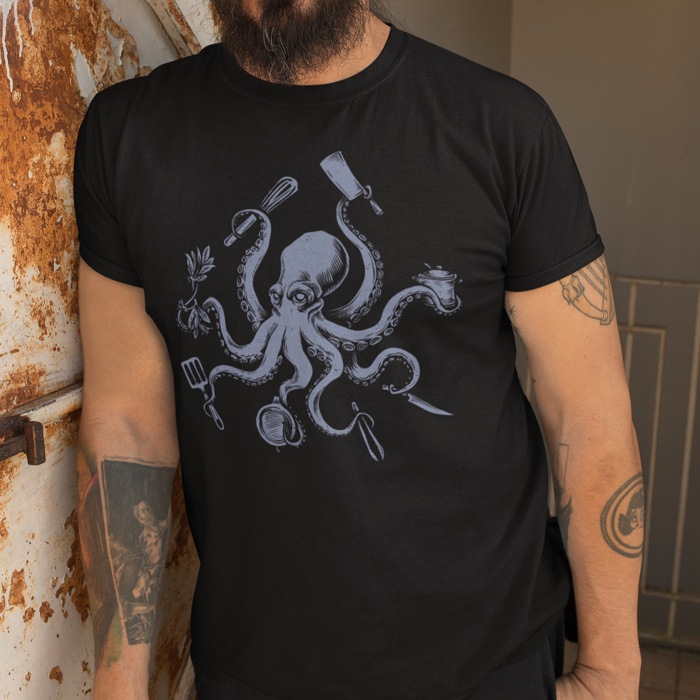 Chef Octopus Unisex Tee