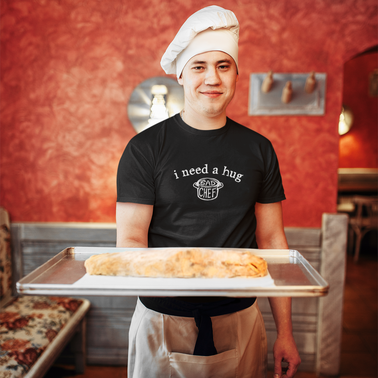 I Need a Hug Chef Unisex Tee