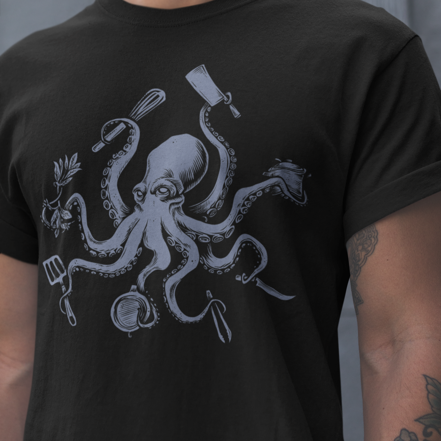 Chef Octopus Unisex Tee
