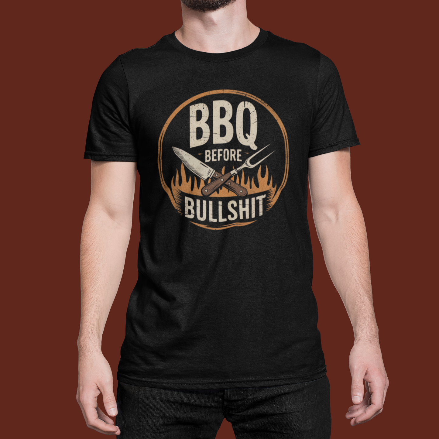 BBQ Before Bullshit Unisex Tee