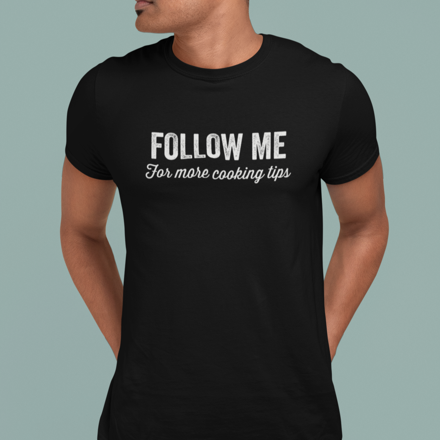 Follow Me for More Cooking Tips Unisex Tee