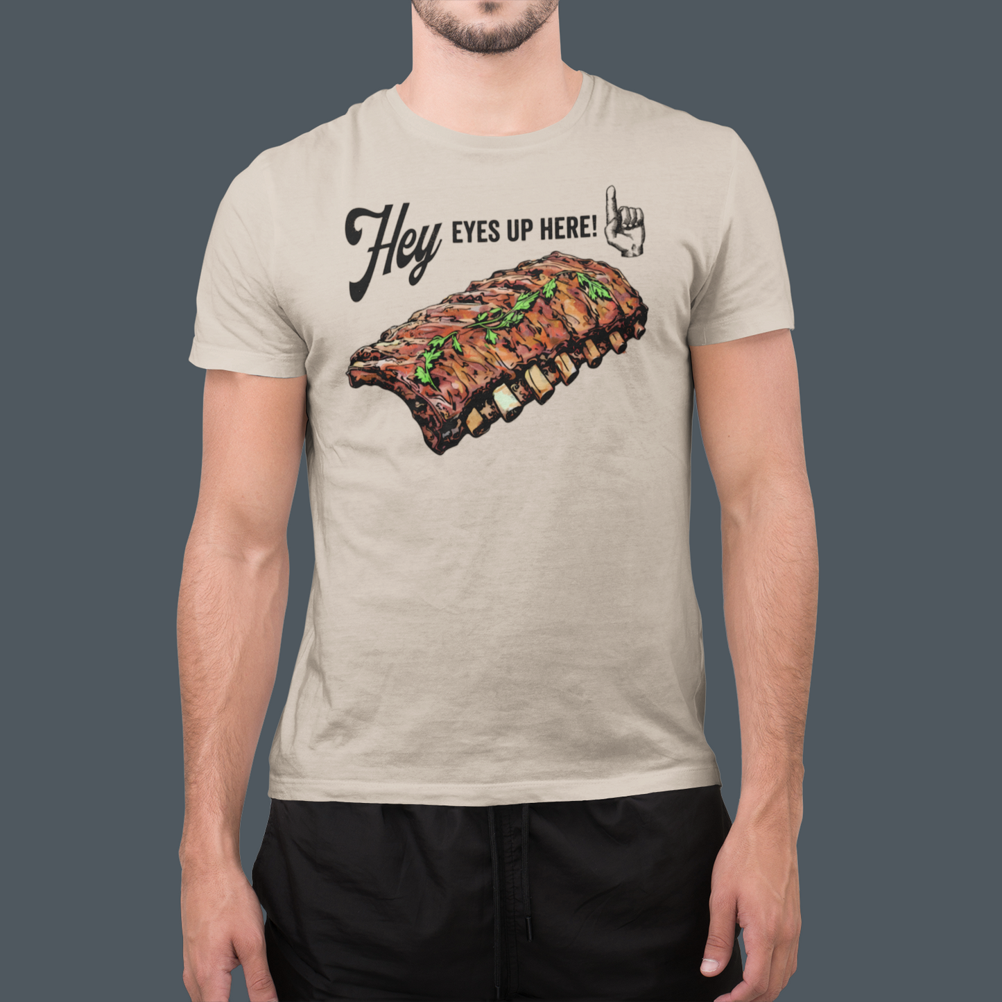 Ribs Rack Funny BBQ Tee