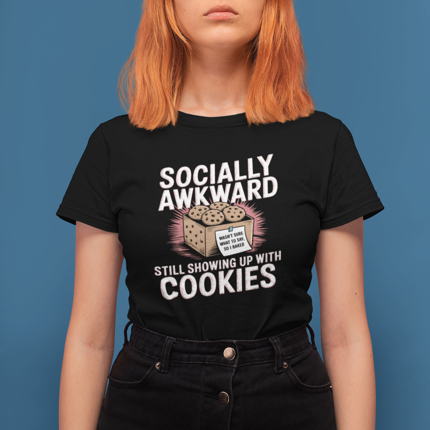 Showing Up With Cookies Unisex Tee