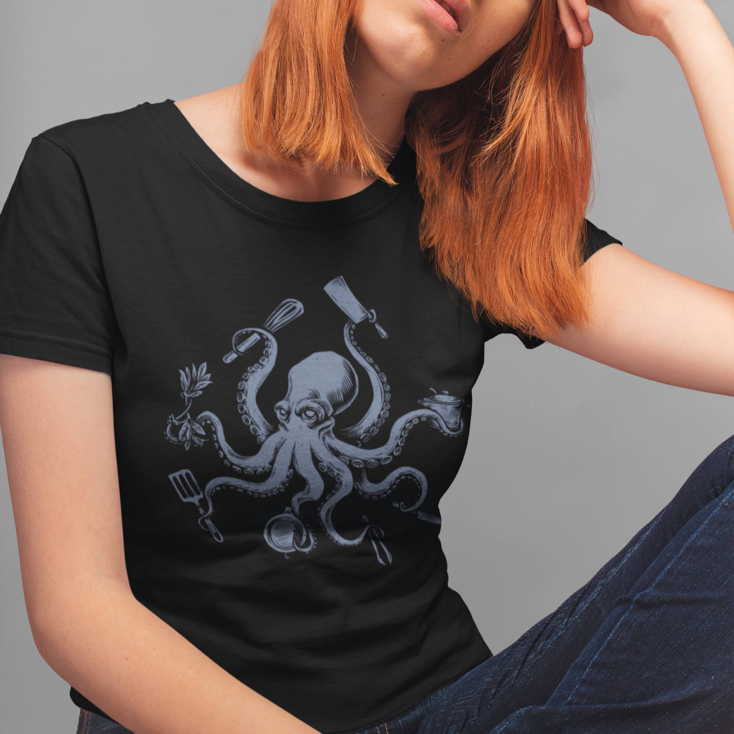 Chef Octopus Unisex Tee