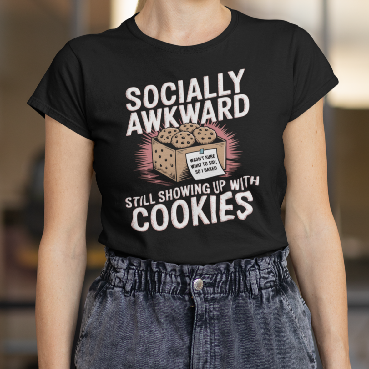 Showing Up With Cookies Unisex Tee
