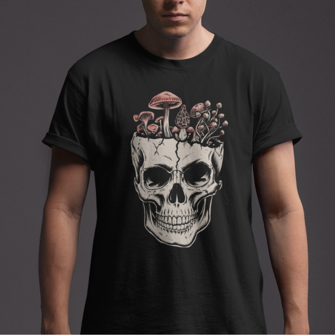 Mushroom Skull Unisex Tee