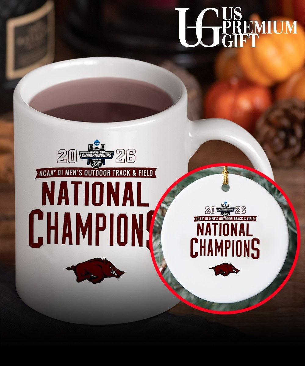 Arkansas Razorbacks 2026 NCAA Men’s Outdoor Track & Field National Champions T-shirt