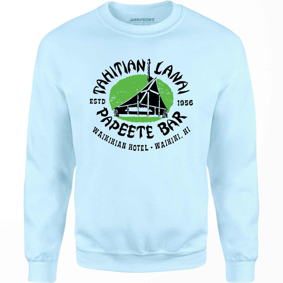 Tahitian Lanai Papeete Bar - Waikiki, HI - Vintage Tiki Bar - Unisex Sweatshirt