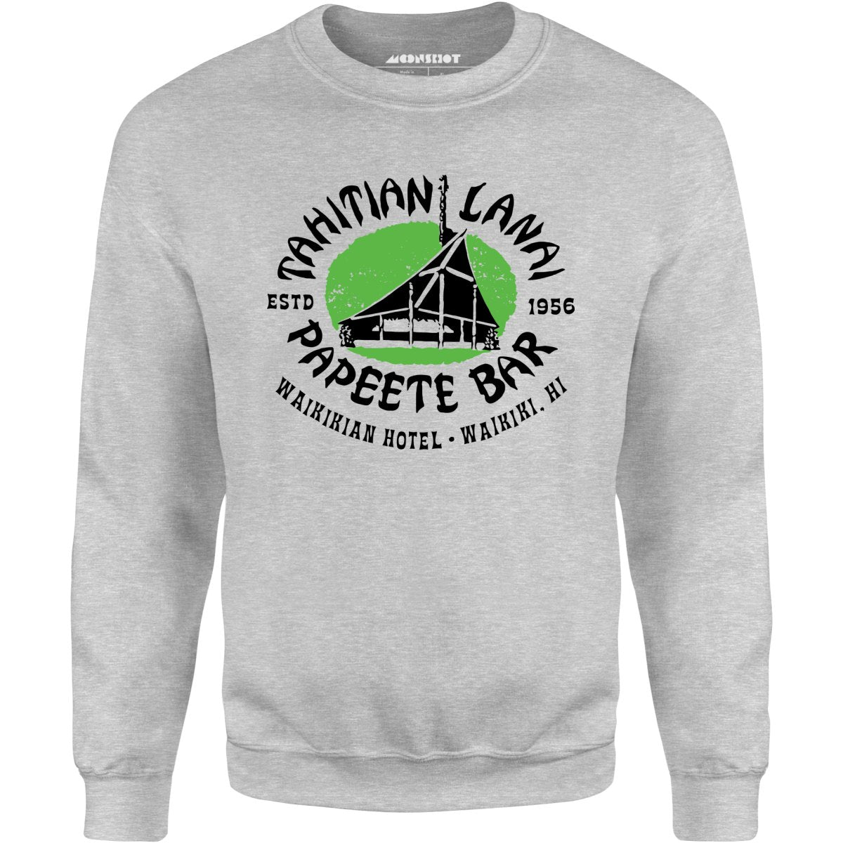 Tahitian Lanai Papeete Bar - Waikiki, HI - Vintage Tiki Bar - Unisex Sweatshirt