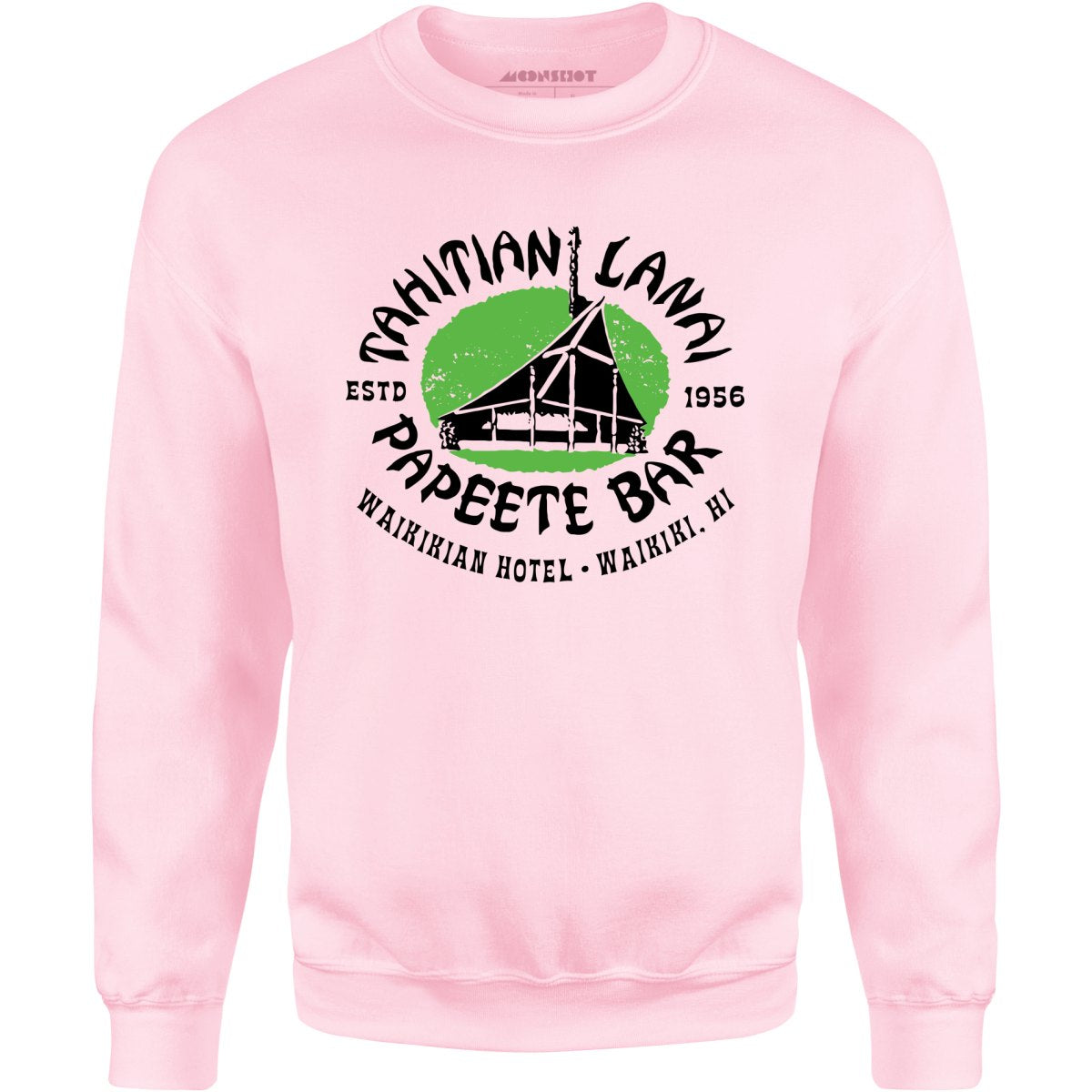 Tahitian Lanai Papeete Bar - Waikiki, HI - Vintage Tiki Bar - Unisex Sweatshirt