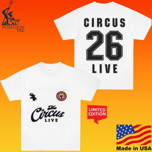 Take That The Circus Live Football T-shirt