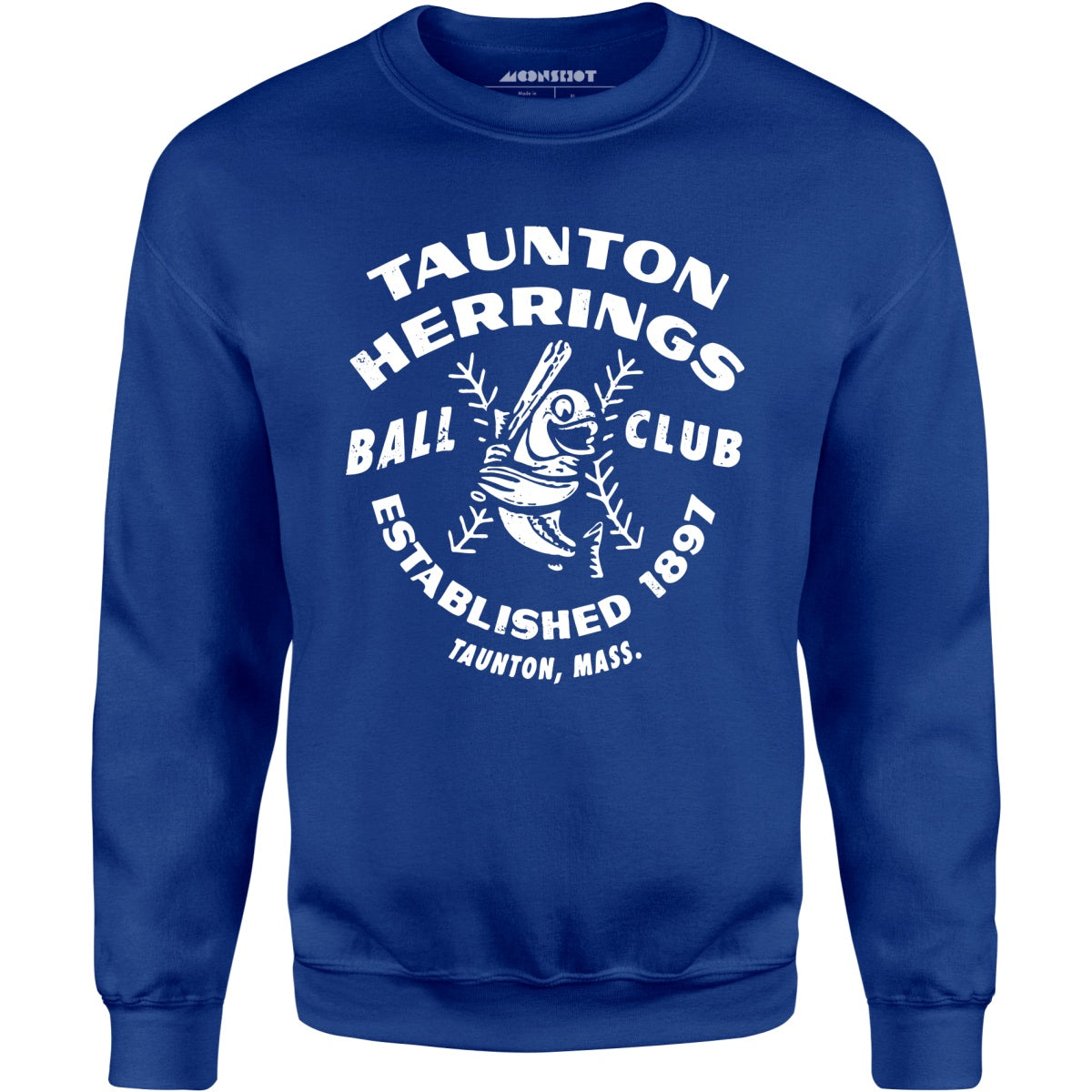 Taunton Herrings - Massachusetts - Vintage Defunct Baseball Teams - Unisex Sweatshirt