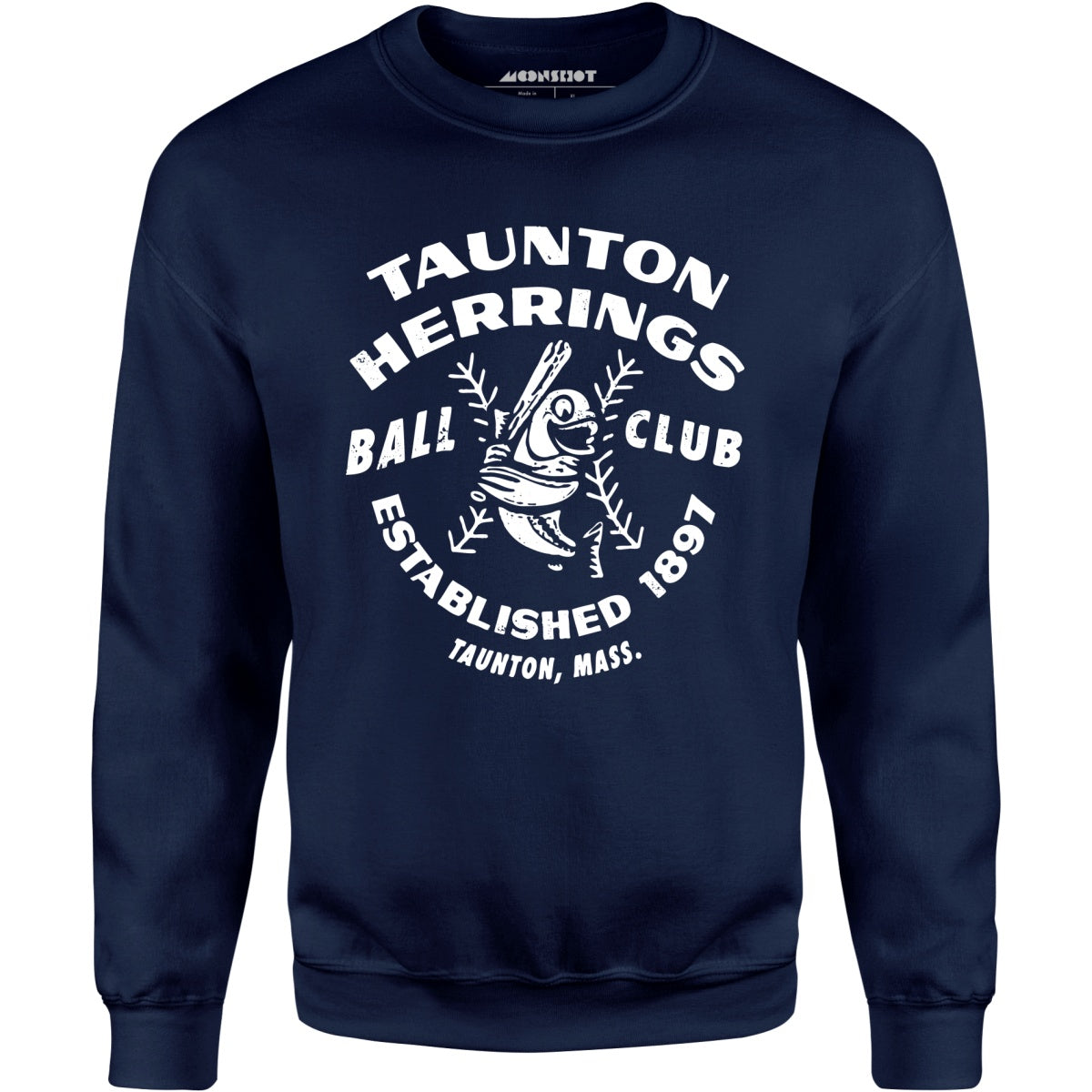 Taunton Herrings - Massachusetts - Vintage Defunct Baseball Teams - Unisex Sweatshirt