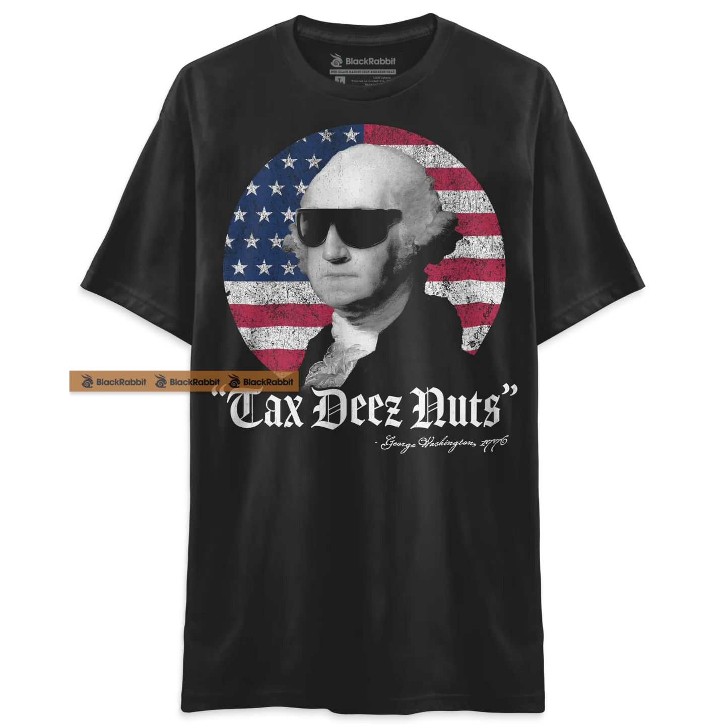 Tax Deez Nuts Funny 4th of July George Washington Unisex Classic T-Shirt