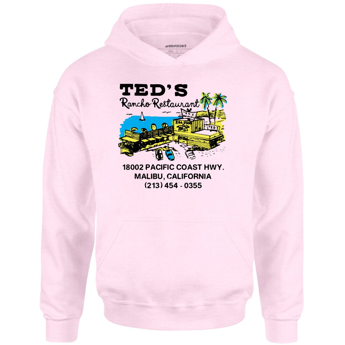 Ted's Rancho Restaurant - Malibu, CA - Vintage Restaurant - Unisex Hoodie