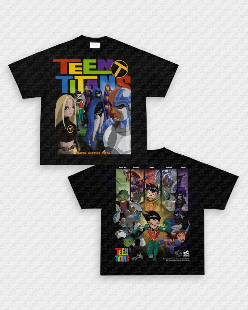 TEEN TITANS V3 TEE - [DS] - clothing by TeeHivey.com (Image 4)
