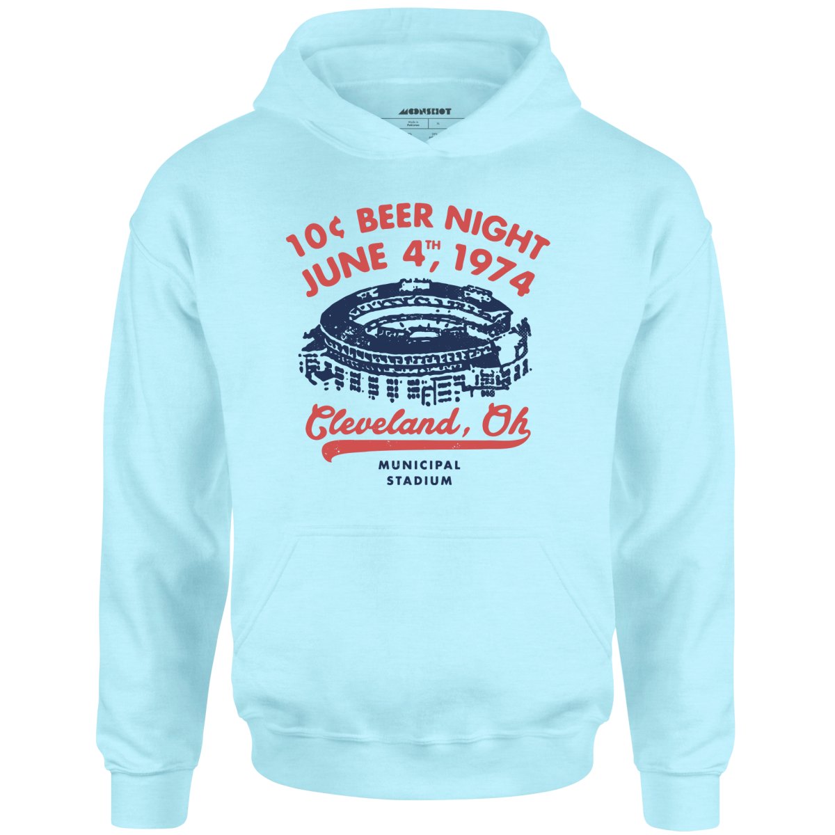 Ten Cent Beer Night - Cleveland Ohio - Unisex Hoodie