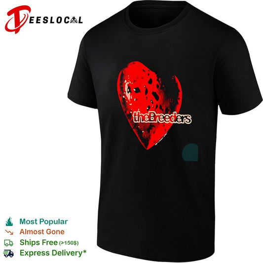 The Breeders heart symbol logo rock band music retro shirt