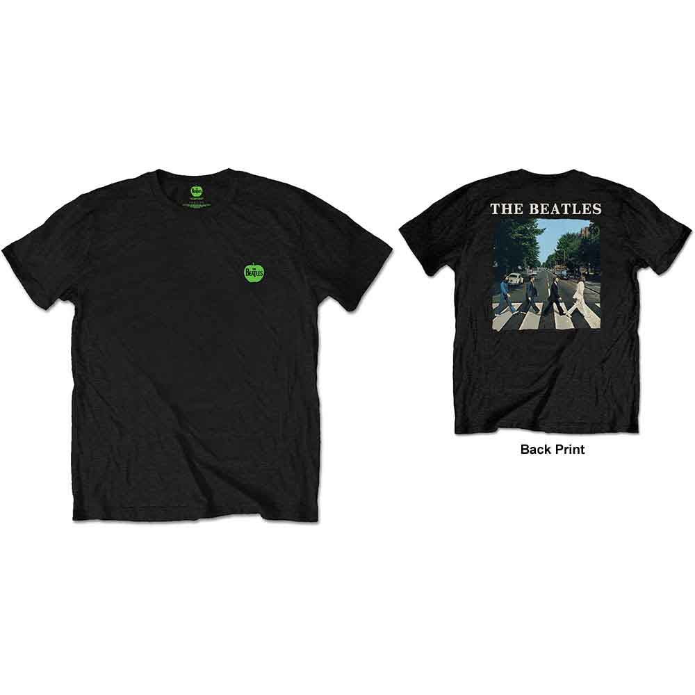 Abbey Road & Logo T Shirt Black