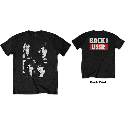 Back in the USSR T Shirt Black