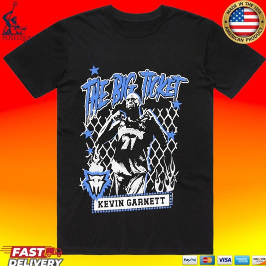 The Big Ticket Kevin Garnett Nba Mitchell & Ness Nba Street Player T-shirt