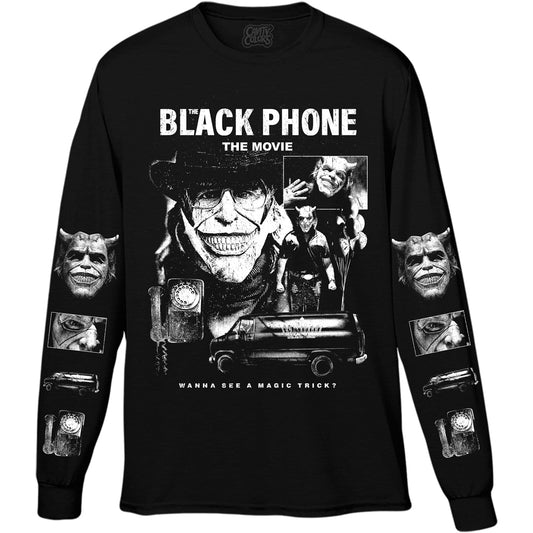 THE BLACK PHONE: NEVER TALK TO STRANGERS- LONG SLEEVE SHIRT