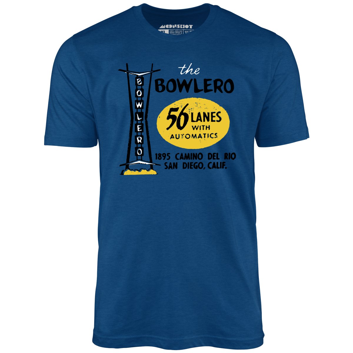 The Bowlero - San Diego, CA - Vintage Bowling Alley - Unisex T-Shirt