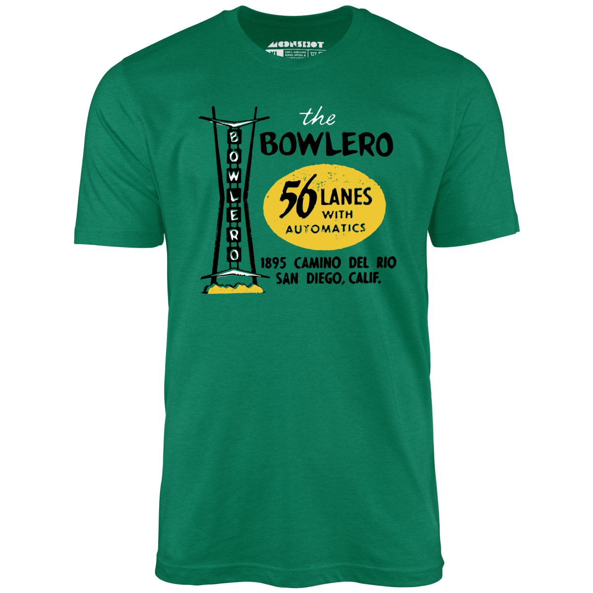 The Bowlero - San Diego, CA - Vintage Bowling Alley - Unisex T-Shirt